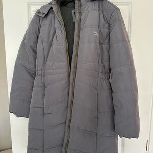 Calvin Klein Jeans Gray Wool Blend Jacket